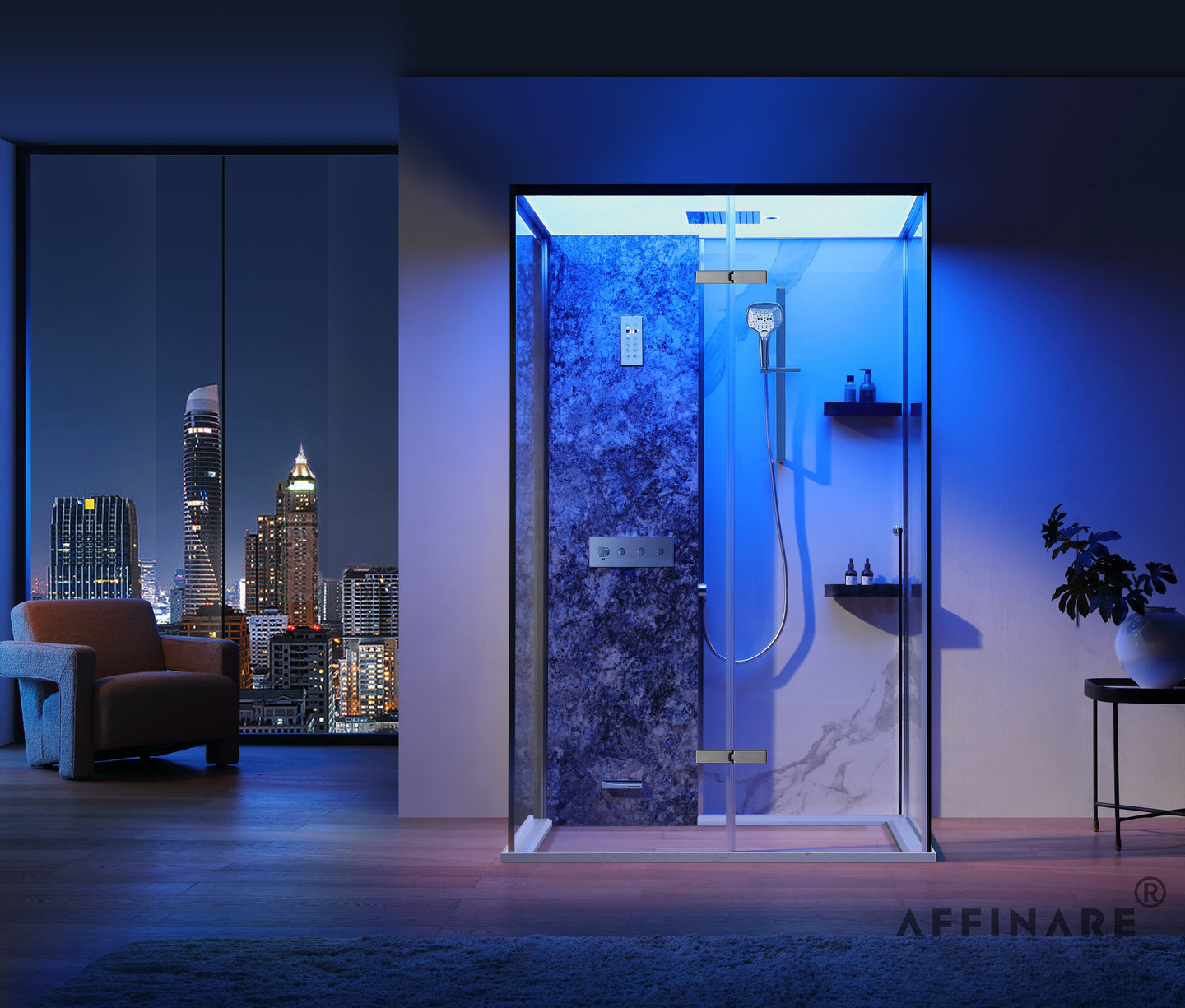 AFFINARE -AFS-2024-GLS-SERIE SOGNO steam shower room steam room