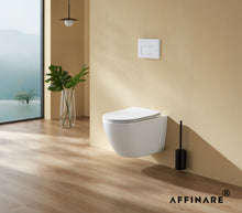 Load image into Gallery viewer, AFFINARE AFT-WM535 Matte Rimless Wall Hung WC Toilet | FIUME Series Matching Sanitaryware
