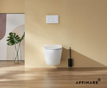 Load image into Gallery viewer, AFFINARE AFT-WM535 Matte Rimless Wall Hung WC Toilet | FIUME Series Matching Sanitaryware
