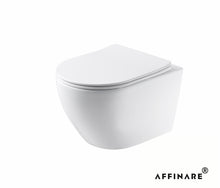 Load image into Gallery viewer, AFFINARE AFT-WM535 Matte Rimless Wall Hung WC Toilet | FIUME Series Matching Sanitaryware
