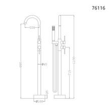 Cargar imagen en el visor de la galería, RF-76115 Mezclador de pie Portland
