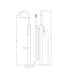 RF-76111 Mezclador de pie Dover