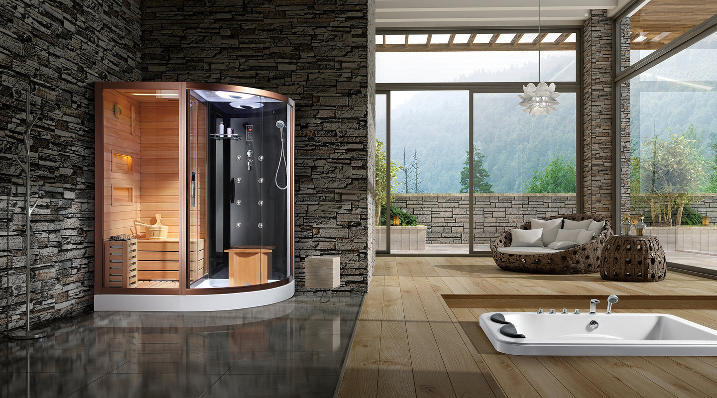 RF-901 Lemon - Baño de vapor con sauna 