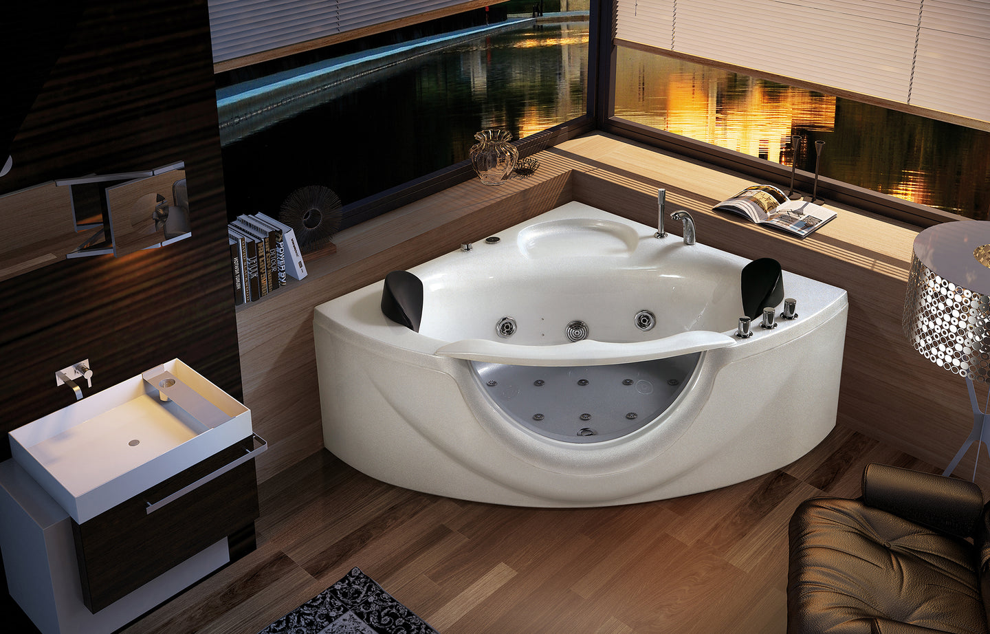 RF-65917 Coral Sea Massage Bathtub