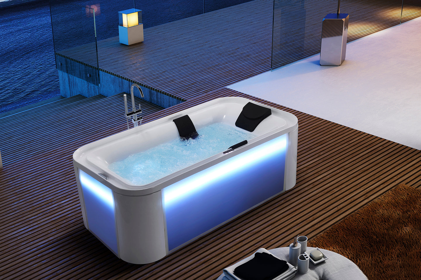 RF-65868 Canal  massage bathtub