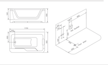 Load image into Gallery viewer, RF-65878 Nile massage bathtub
