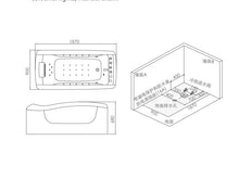 Cargar imagen en el visor de la galería, RF-65859 Bañera de masaje Mar de Bering 
