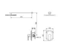 Load image into Gallery viewer, RF-6816 Ginkgo - 1 function head shower concealed shower
