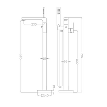 Carica l&#39;immagine nel visualizzatore di Gallery, RF-76103 Miscelatore Berlino-Free standing
