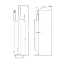 Load image into Gallery viewer, RF-76106 London free standing mixer
