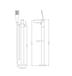 RF-76110 Sydney free standing mixer