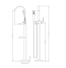 Load image into Gallery viewer, RF-76111 Dover free standinng mixer
