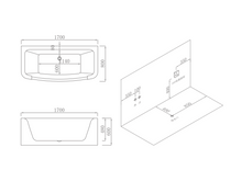 Load image into Gallery viewer, RF-65883Thames massage bathtub
