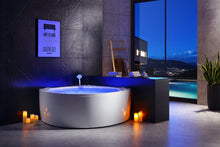 Load image into Gallery viewer, RF-2805 massage Bathtub with water fall luxury round whirlpool bathtub indoor  acrylic hydrotherapy hot tub
