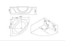 Cargar imagen en el visor de la galería, RF-65917 Bañera de masaje Coral Sea 
